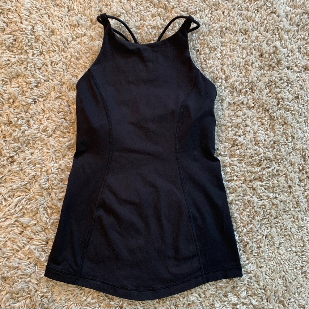 lululemon athletica Black Racerback Tank Top
